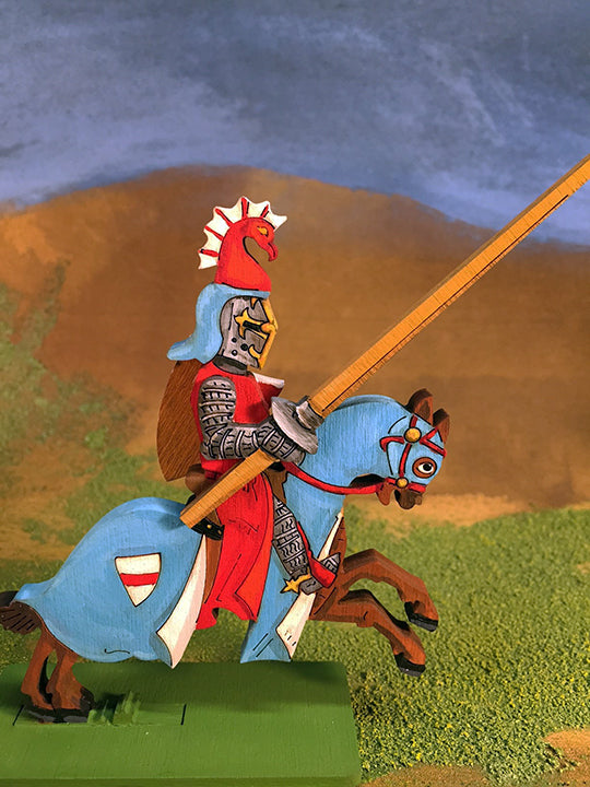 Knight with Phoenix Helmet Crest (var1) - (Mounted / On Foot)