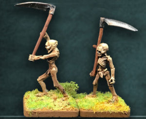 Skeletons with Scythes