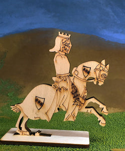 Knight with Crown Helmet Crest (Mounted / On Foot)