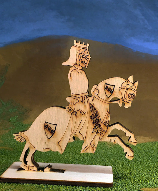 Knight with Crown Helmet Crest (Mounted / On Foot)