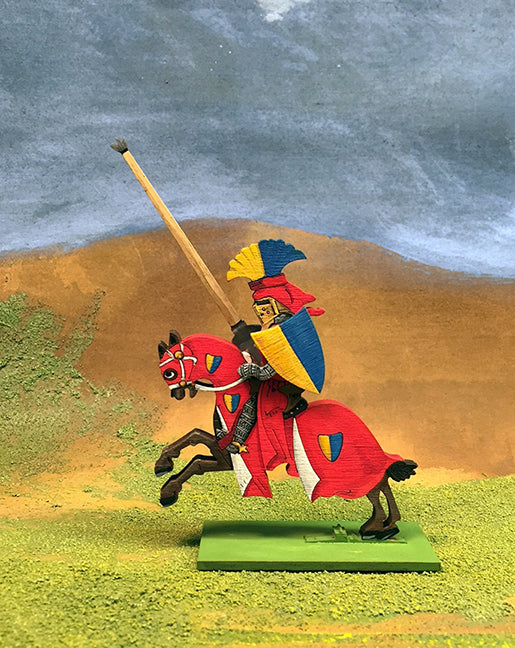 Knight with Fan Helmet Crest (Mounted / On Foot)