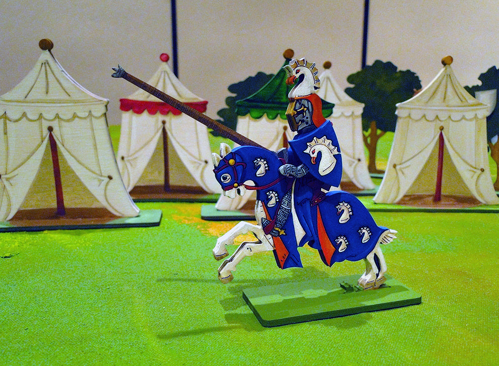 Knight with Phoenix Helmet Crest (var2) - (Mounted / On Foot)