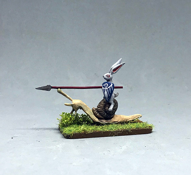 Killer Rabbits Mounted on Snail