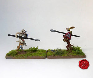Dog and Rabbit Jousting Set