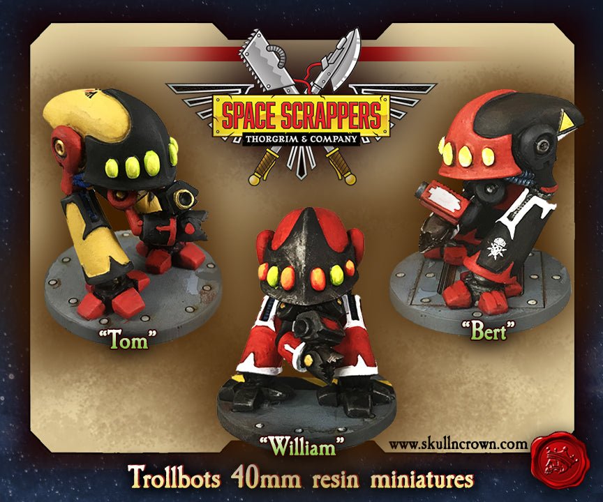 Trollbot resin model – Skull & Crown Inc