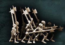 Load image into Gallery viewer, Skeletons with Halberds
