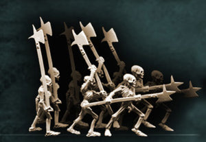 Skeletons with Halberds